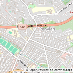 Map of Cardiff