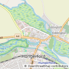 Map of Hungerford, Berkshire