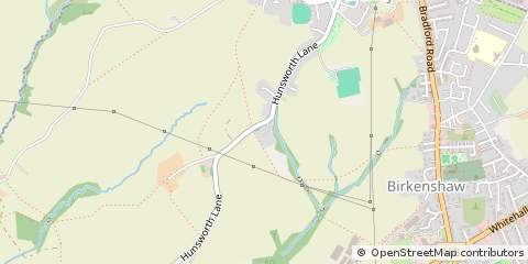Map of Bradford, West Yorkshire