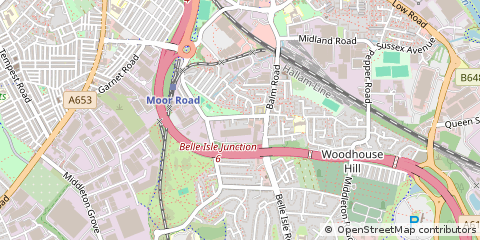 Map of Leeds