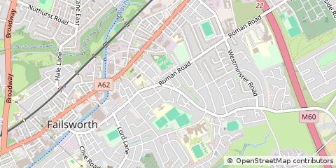 Map of Manchester