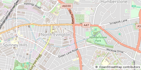 Map of Leicester