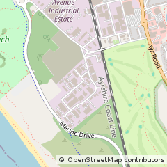 Map of Irvine, Ayrshire