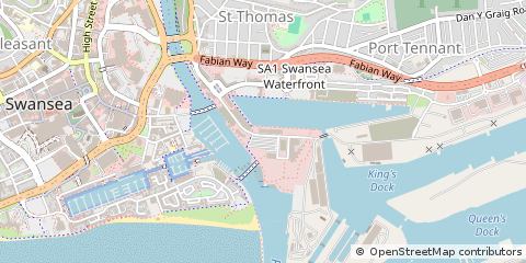 Map of Swansea