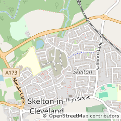 Map of Saltburn-by-the-SEA, Cleveland