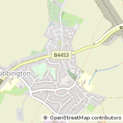 Map of Cubbington, Leamington SPA