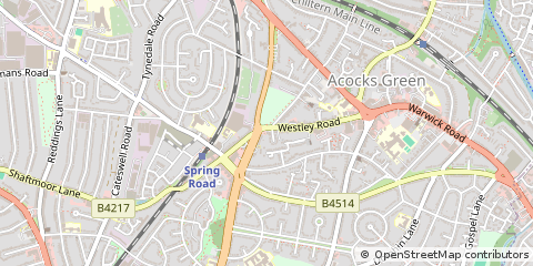 Map of Birmingham
