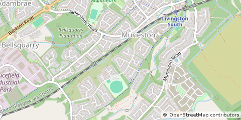 Map of Livingston, West Lothian