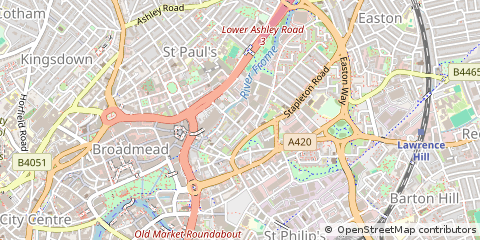 Map of Bristol