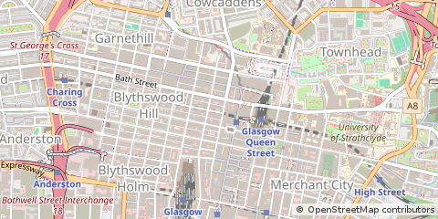 Map of Glasgow
