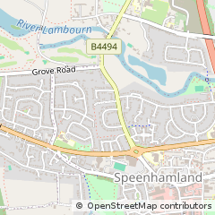 Map of Newbury, Berkshire