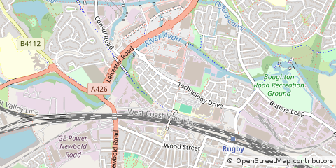 Map of Rugby