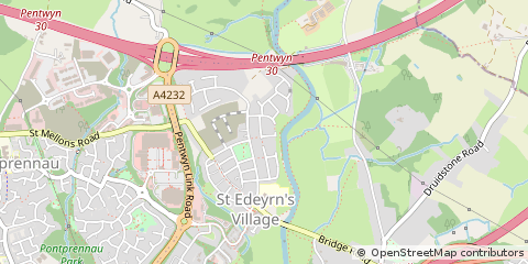 Map of Cardiff