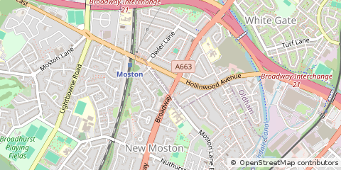 Map of Oldham