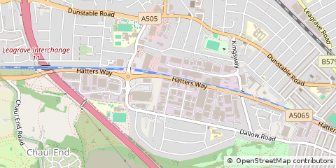 Map of Luton