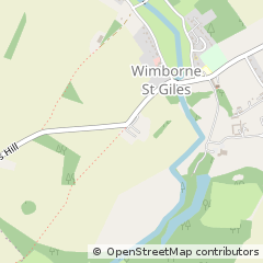 Map of Wimborne, Dorset