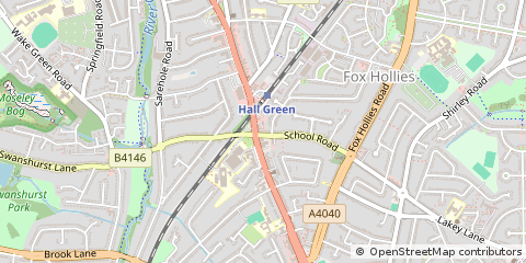 Map of Birmingham