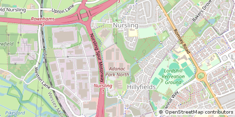 Map of Southampton