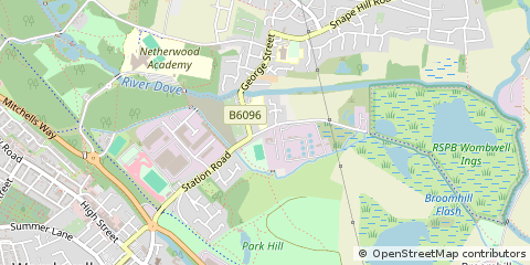 Map of Barnsley, Cheshire