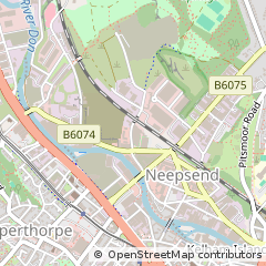Map of Sheffield