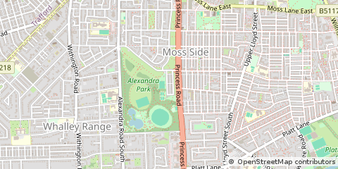 Map of Manchester