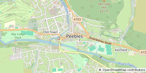 Map of Peebles