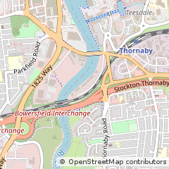 Map of Stockton-on-Tees