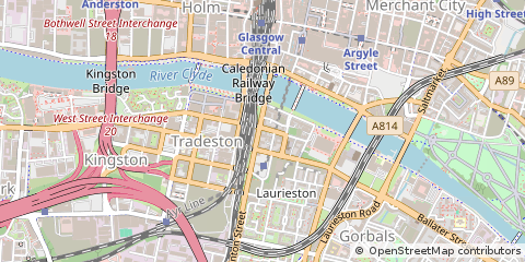 Map of Glasgow