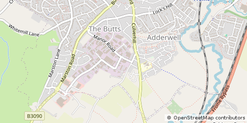 Map of Frome, Somerset