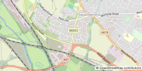 Map of Sheffield