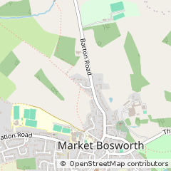 Map of Nuneaton, Warwickshire