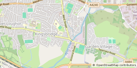 Map of Swansea