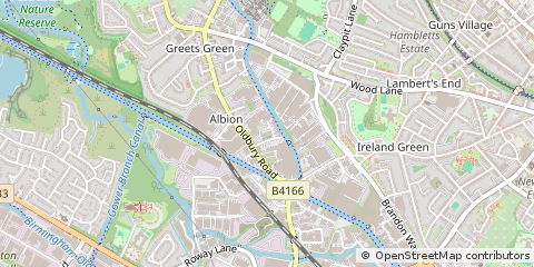 Map of West Bromwich