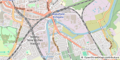 Map of Wakefield