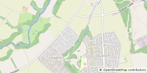 Map of Chester LE Street, Co. Durham