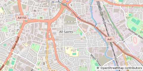 Map of Wolverhampton