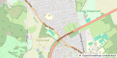 Map of Brentwood
