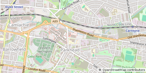 Map of Glasgow