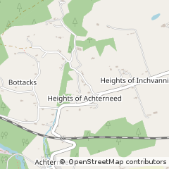 Map of Strathpeffer, Highland