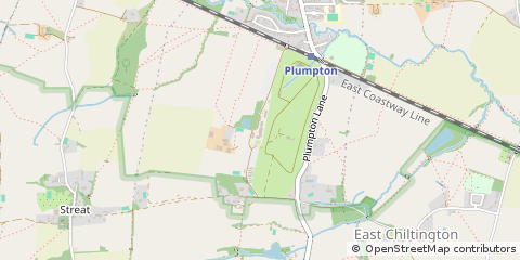 Map of East Sussex