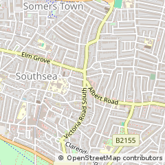 Map of Southsea, Hampshire