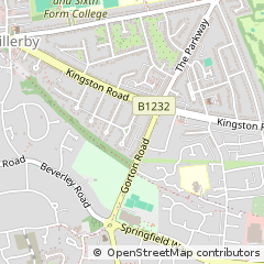 Map of Hull, East Yorshire
