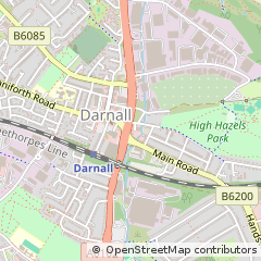 Map of Sheffield