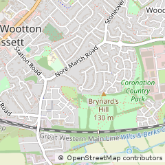 Map of Swindon, Wiltshire