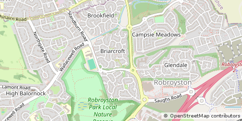 Map of Robroyston