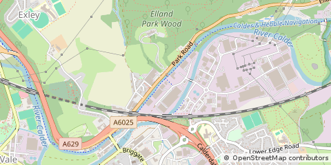 Map of Elland