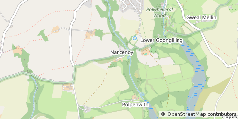 Map of Falmouth, Cornwall