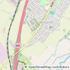Map of Cullompton, Devon