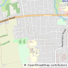 Map of Wickford, Essex