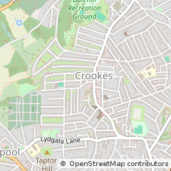 Map of South Yorkshire